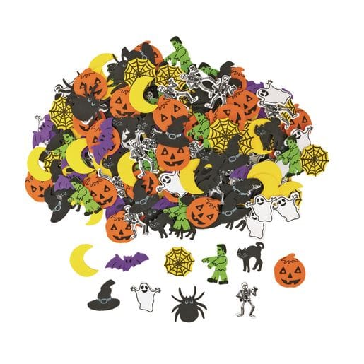 Halloween Foam Shapes, 300 Pieces