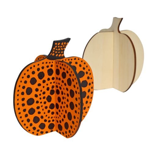 Easy Build 3D Wood Pumpkin, Set of 6