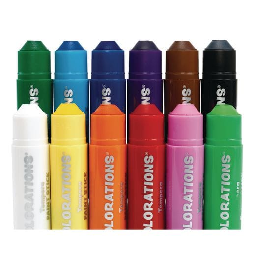 Tempera Paint Sticks - Set of 12