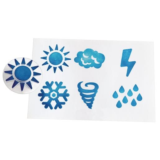 Jumbo Ez Weather Stampers - Set of 6