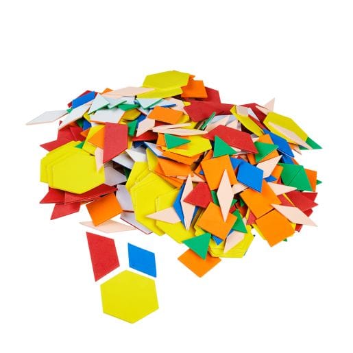 Foam Pattern Block Stickers - Set of 300