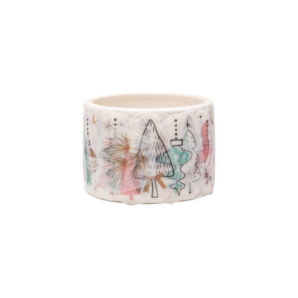 Christmas Washi Stickers, 80 pieces roll