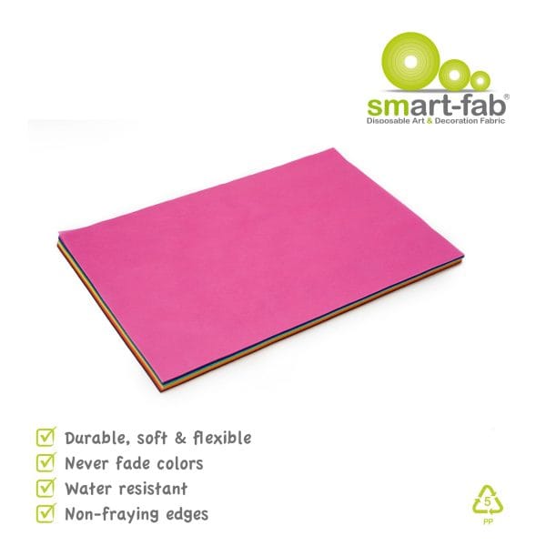 Smart-Fab Sheets 22.9 × 30.5 Cm, 45 Pieces. (9" × 12")
