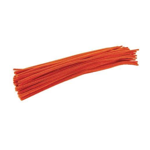 Pipe Cleaners Orange - Set Of 100
