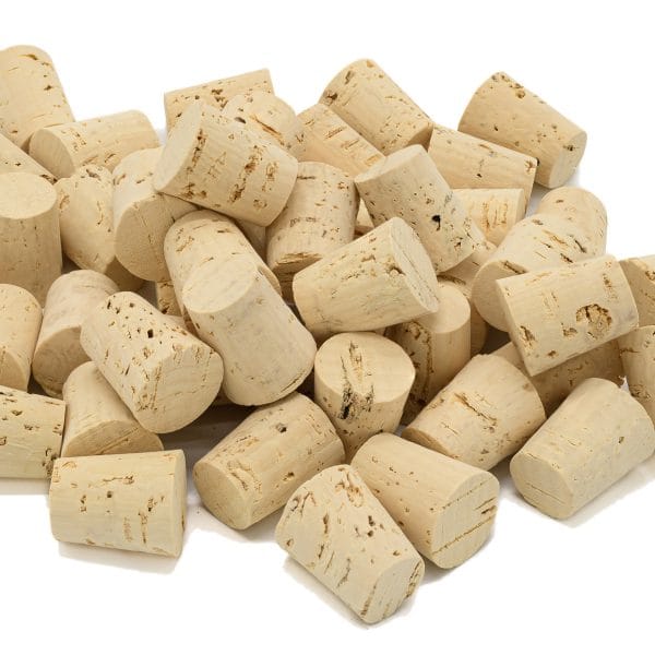 Conical Cork Stoppers - 28 x 24 x 19 mm - Set of 50