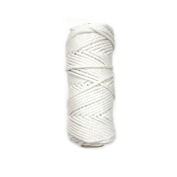 Macramé Yarn – 5 mm – 50 m – White