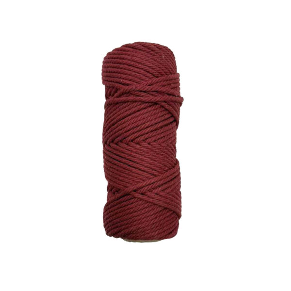 Macramé Yarn – 5 mm – 50 m – Red