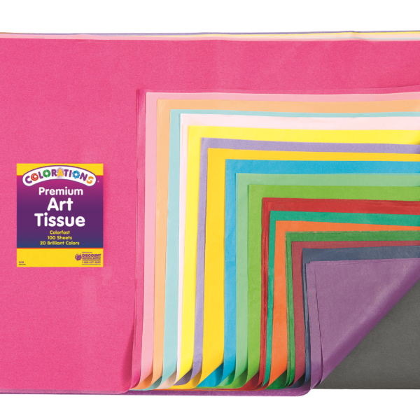 100 Sheets Colourfast Art Tissue 51 cm x 66 cm