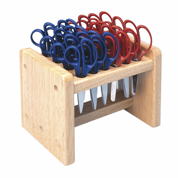 Wood Scissor Rack